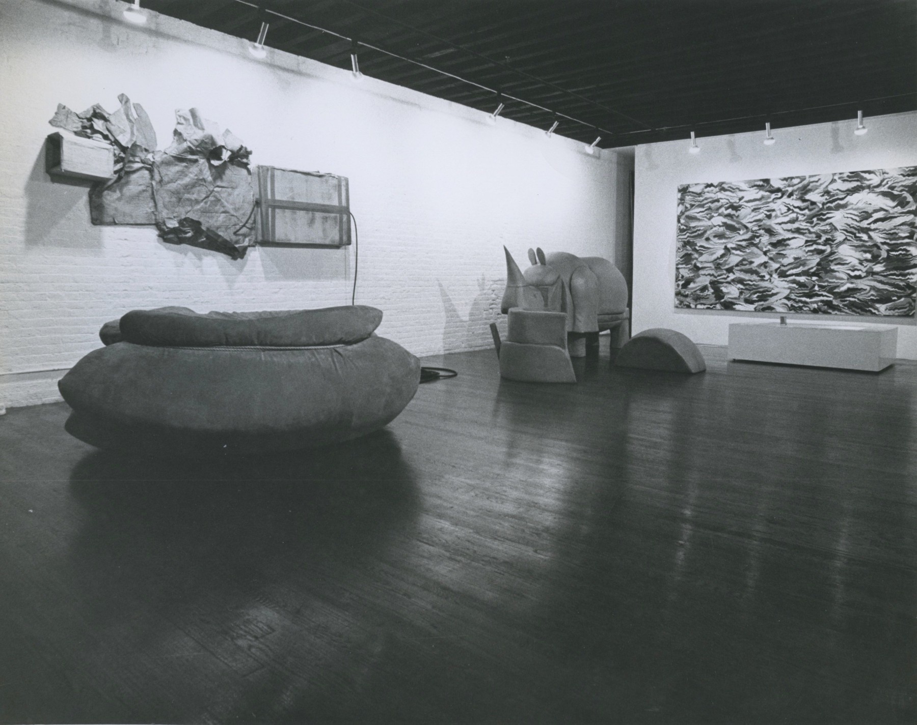 Installation view, Furniture Designed by Artists, 420 WEST BROADWAY
