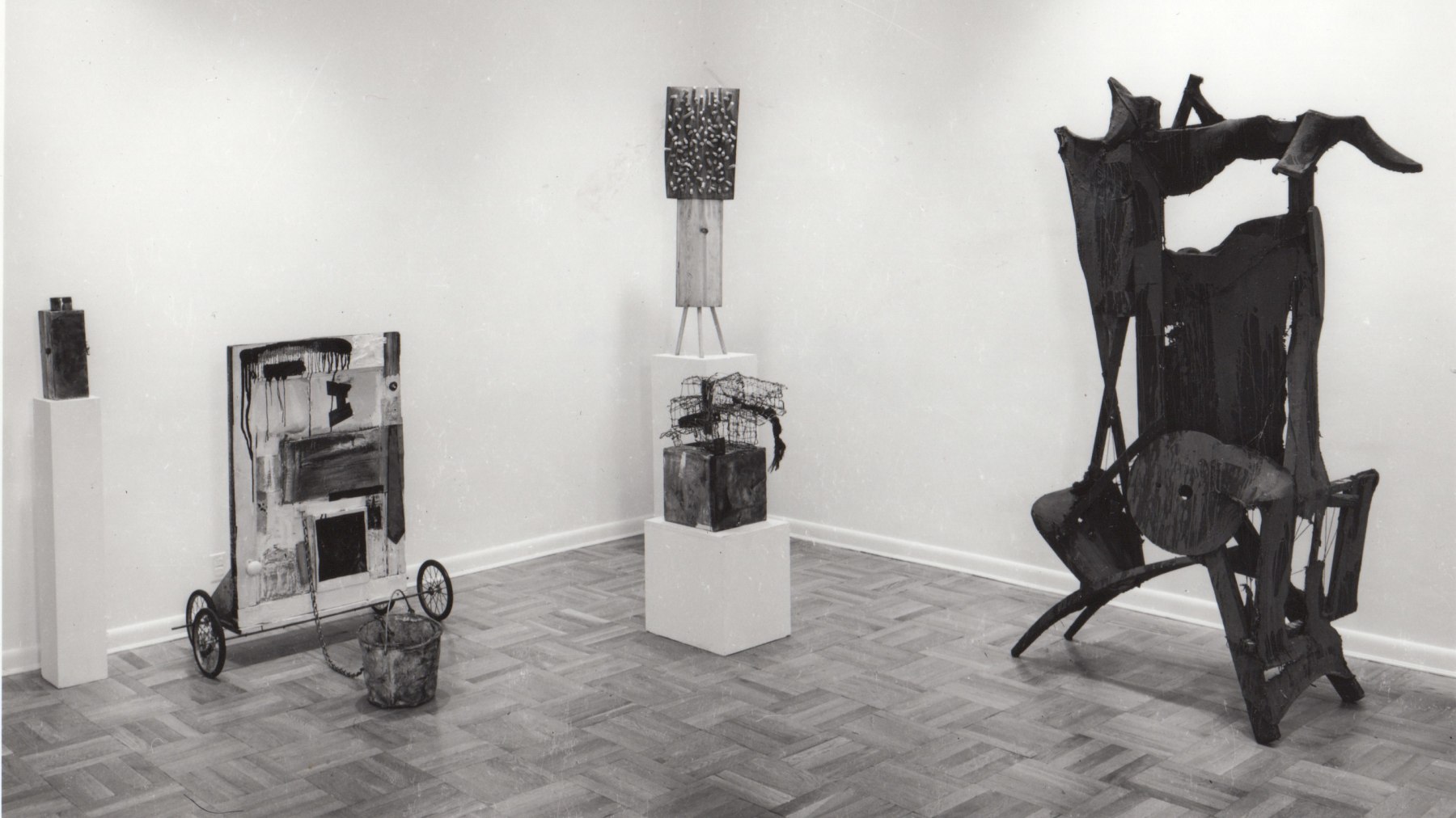 Installation view, Work in Three Dimensions, 4 EAST 77