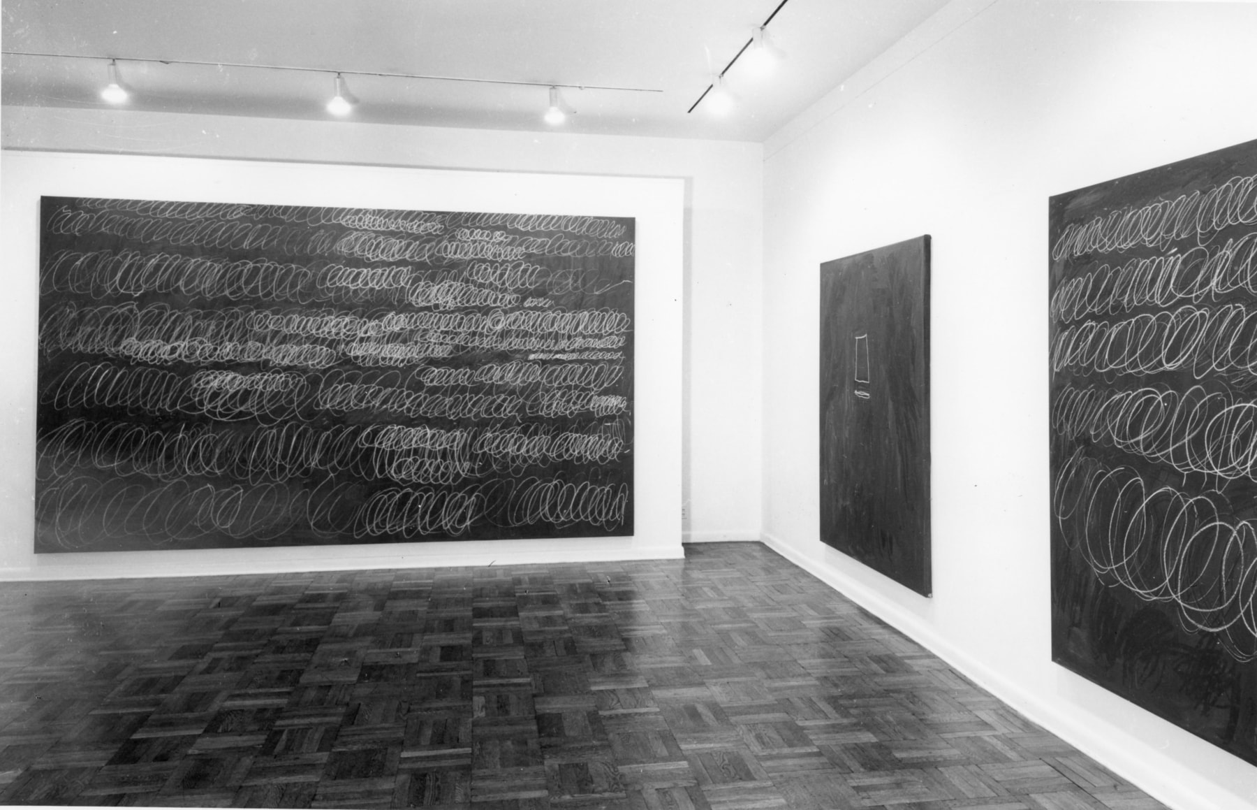Installation view, Cy Twombly, 4 EAST 77