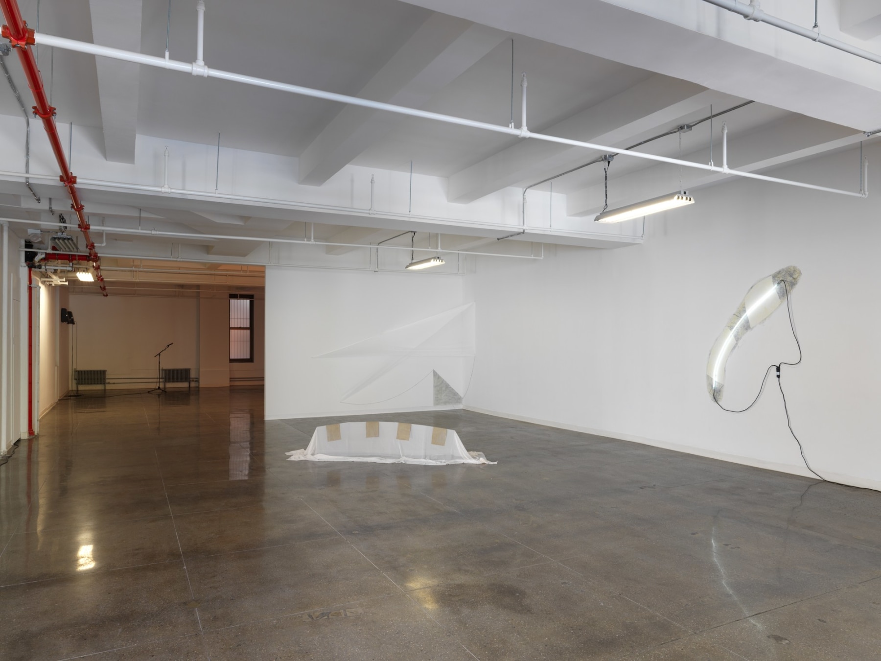 Installation view, Ethereal / Ephemeral: Keith Sonnier in the Sixties, 24 WEST 40