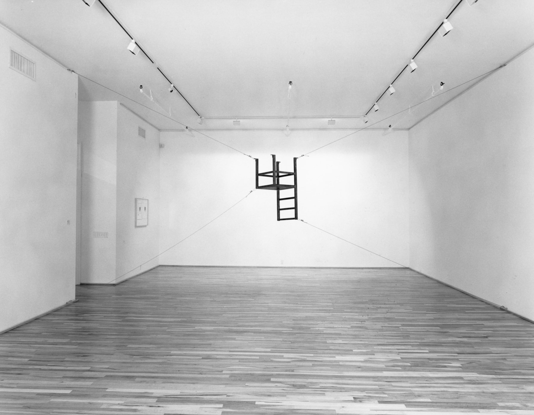 Installation view, Bruce Nauman, Richard Serra, 578 BROADWAY