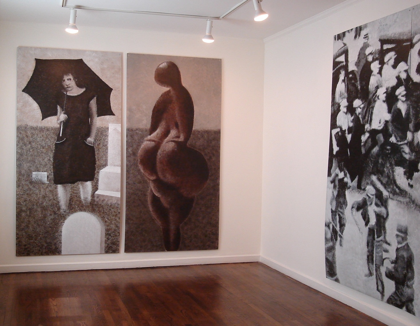 Installation view, Robert Morris: 1934 and Before, 18 EAST 77