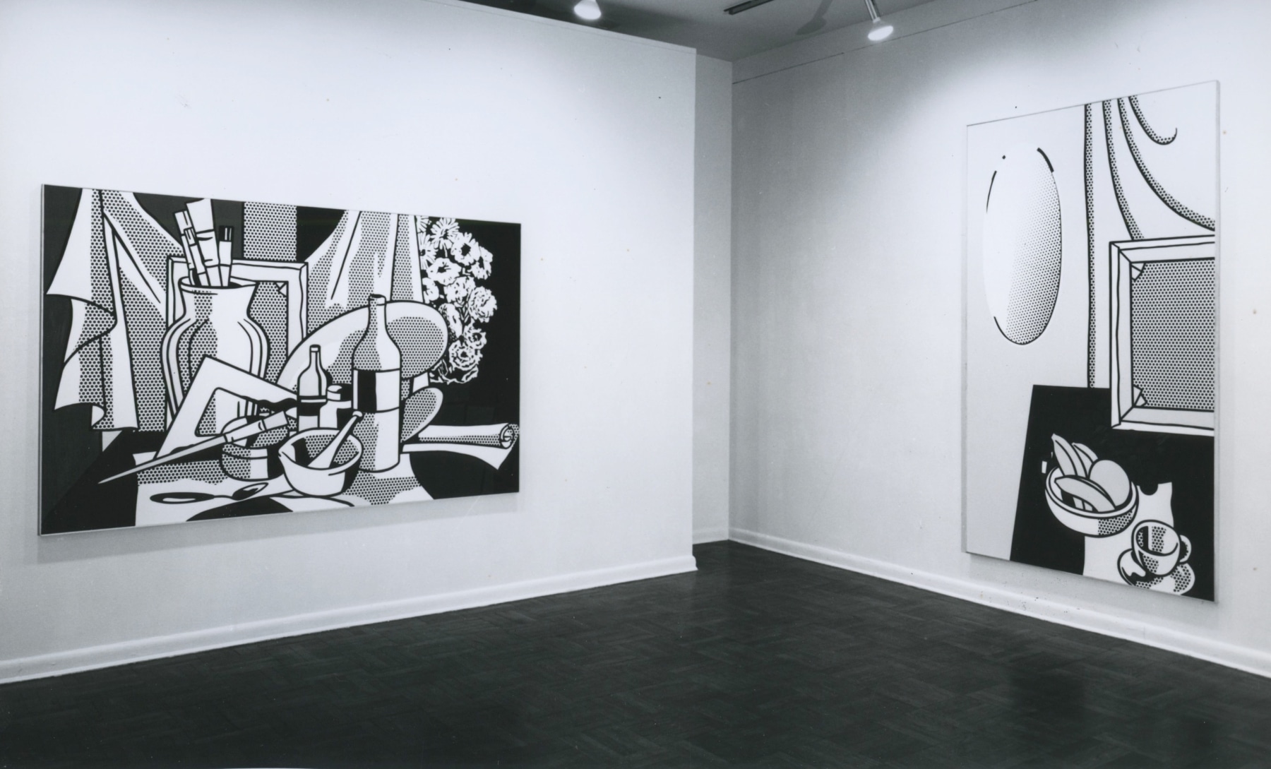 Installation view, Roy Lichtenstein: Still Lifes, 4 EAST 77