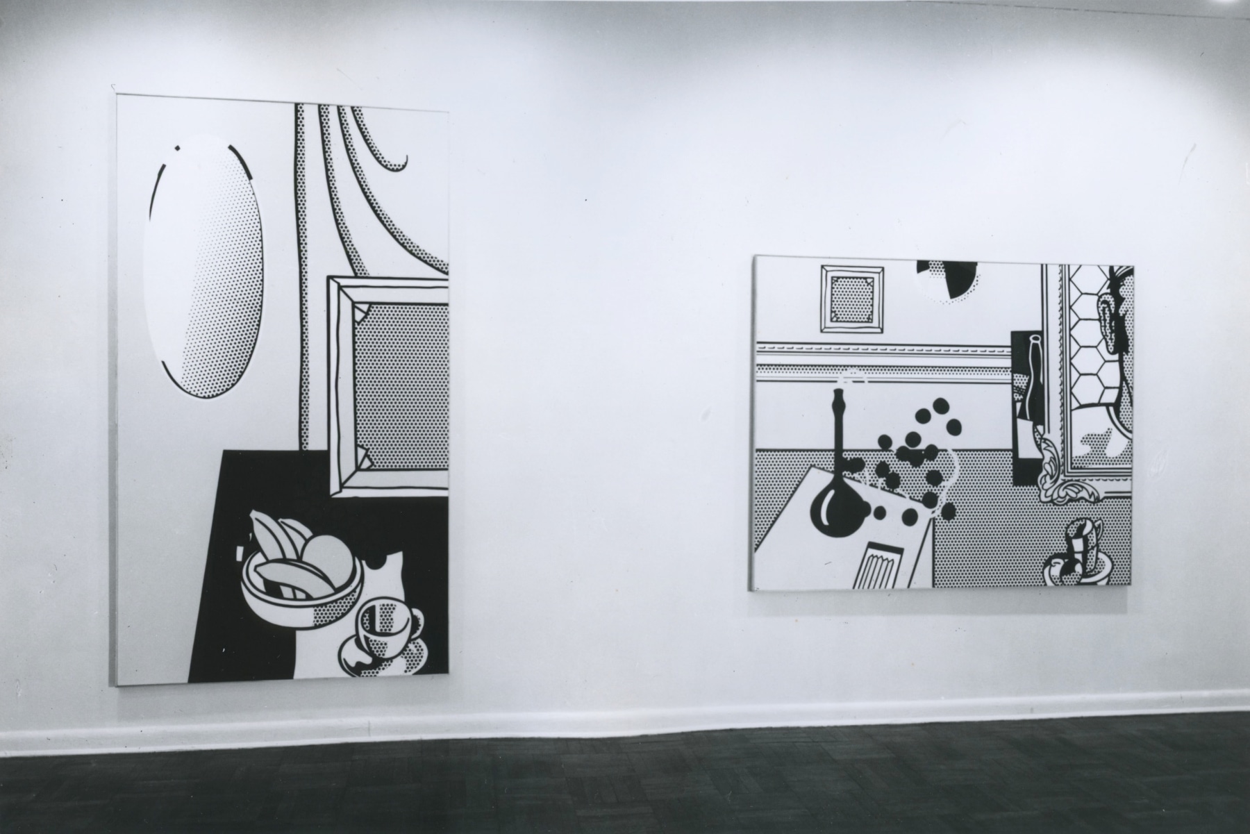 Installation view, Roy Lichtenstein: Still Lifes, 4 EAST 77