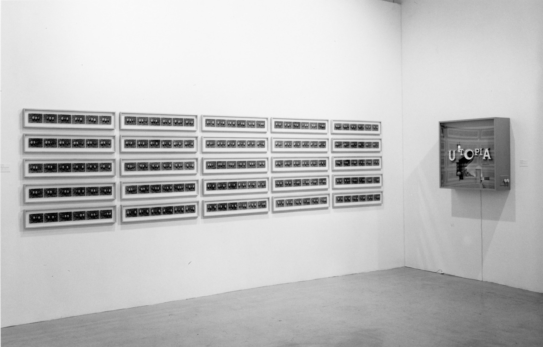 Installation view, 25th Anniversary Exhibition of Leo Castelli, 142 GREENE