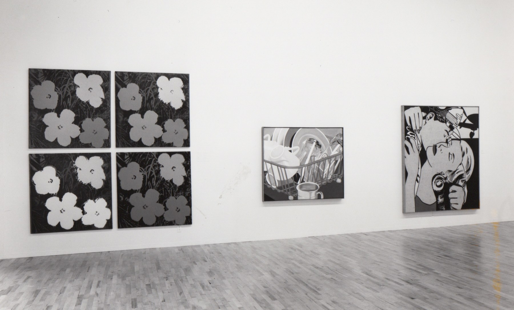 Installation view, 25th Anniversary Exhibition of Leo Castelli, 142 GREENE.