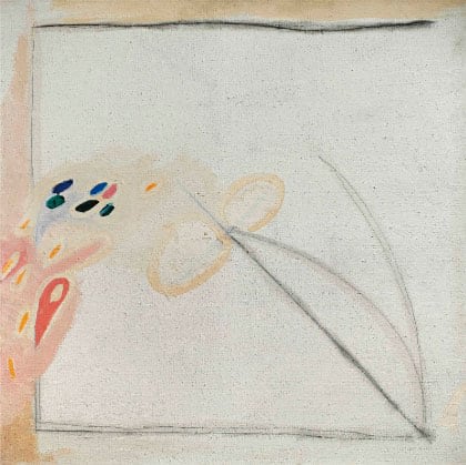 Invasione,&nbsp;1967, oil, gouache and pencil on canvas
