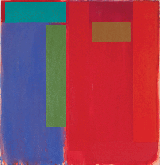 Untitled, 1987, acrylic on canvas, 62 x 60 in.