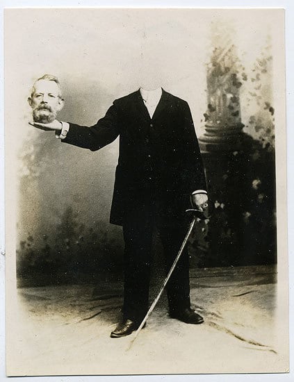 Headless Man, 1920s, 3 3/16 x 4 2/16 in.