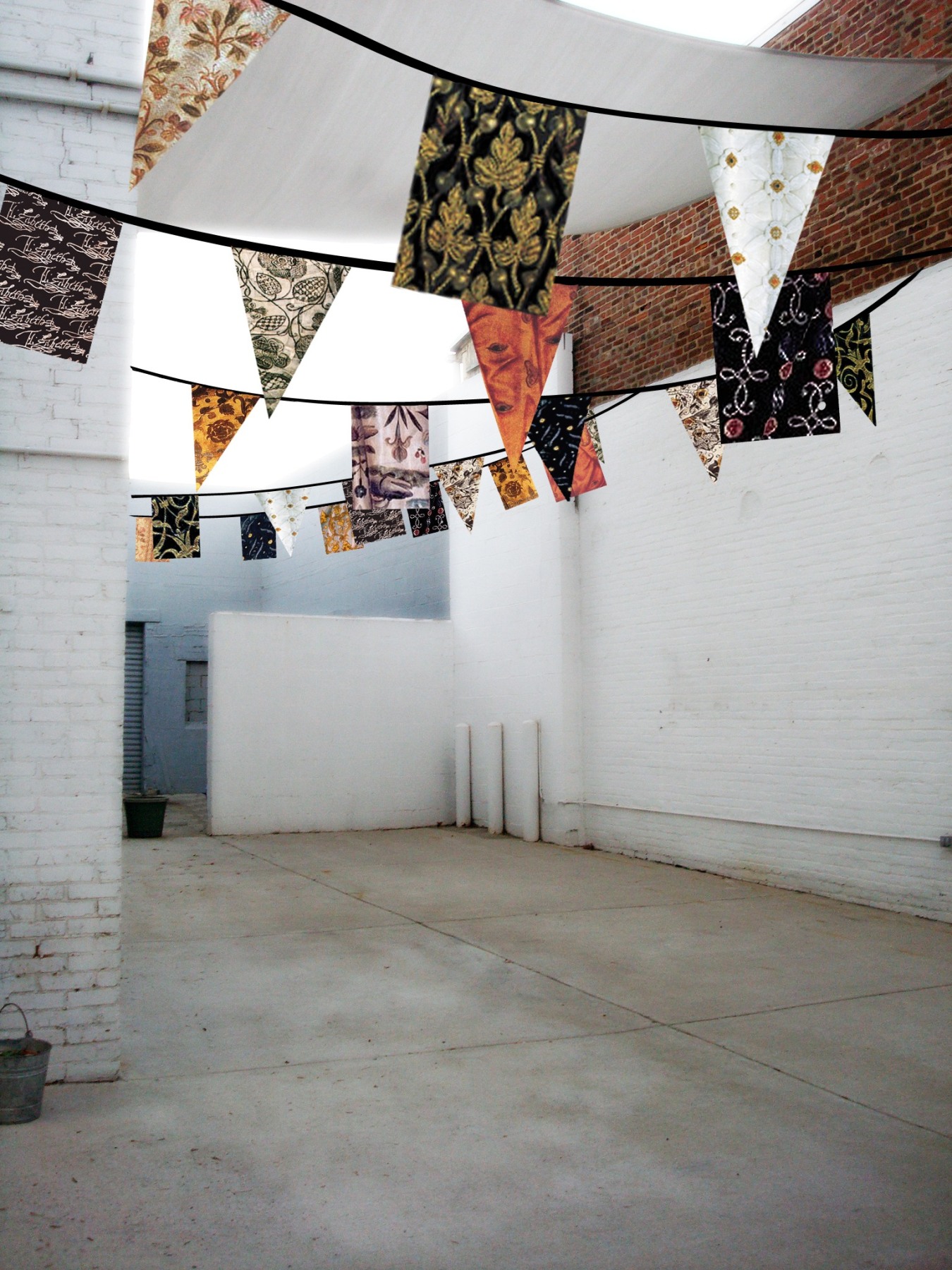 LAUREN ADAMS Plunder 2011. Site-specific installation: Conner Contemporary Art.