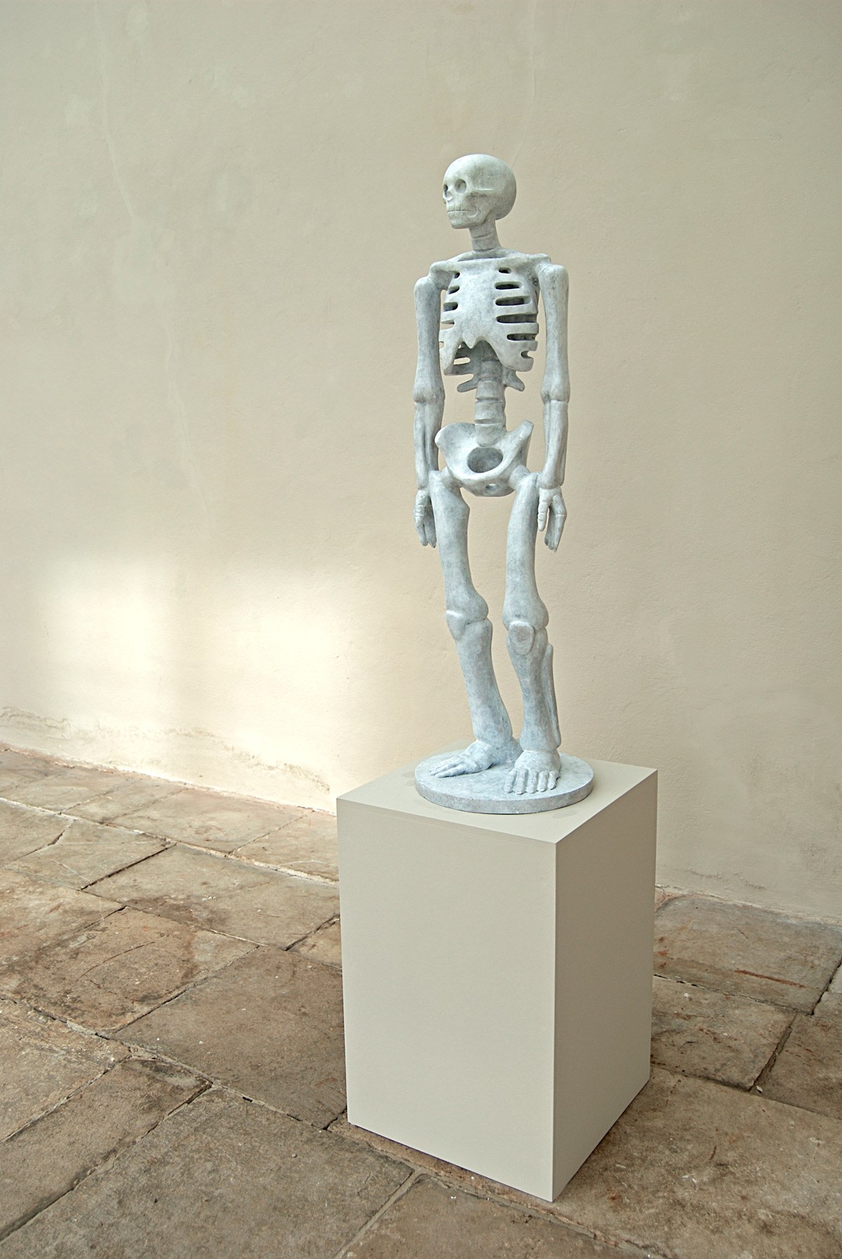 Kenny Hunter The Unknown bronze, paint, 39 x 8 x 8 inches sculpture