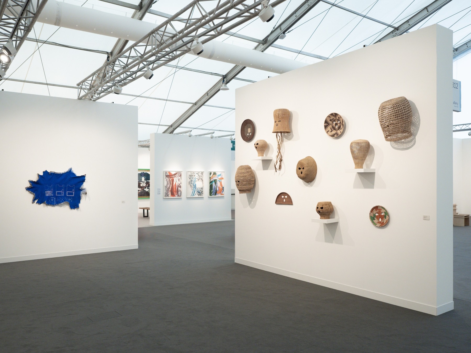 Installation view of Peter Blum Gallery, Frieze London, The Regent&amp;#39;s Park, London,&amp;nbsp;2025,&amp;nbsp;photograph by Michael Adair.