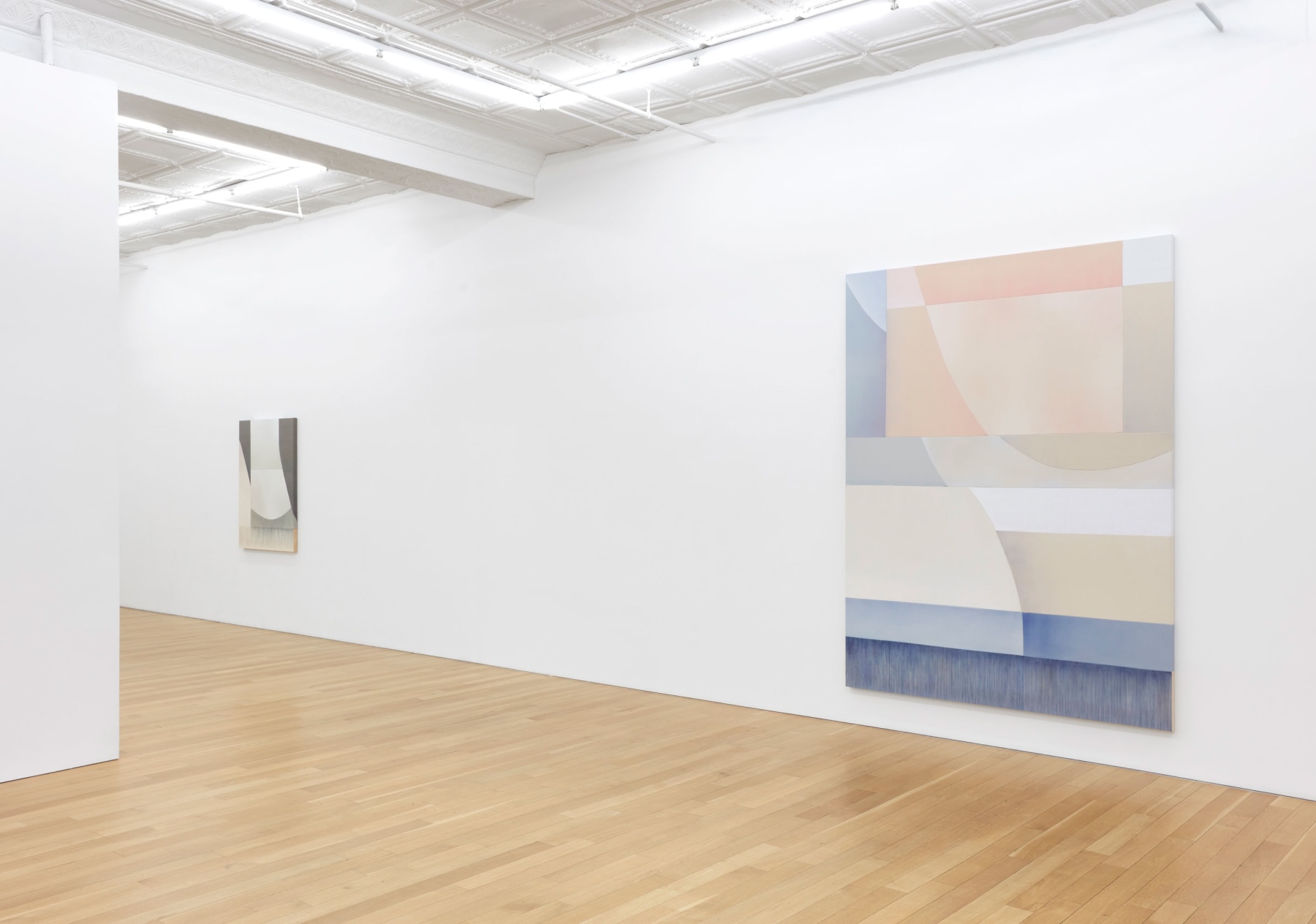 Installation view of Rebecca Ward, vector specter, 2025, Peter Blum Gallery, New York, NY.