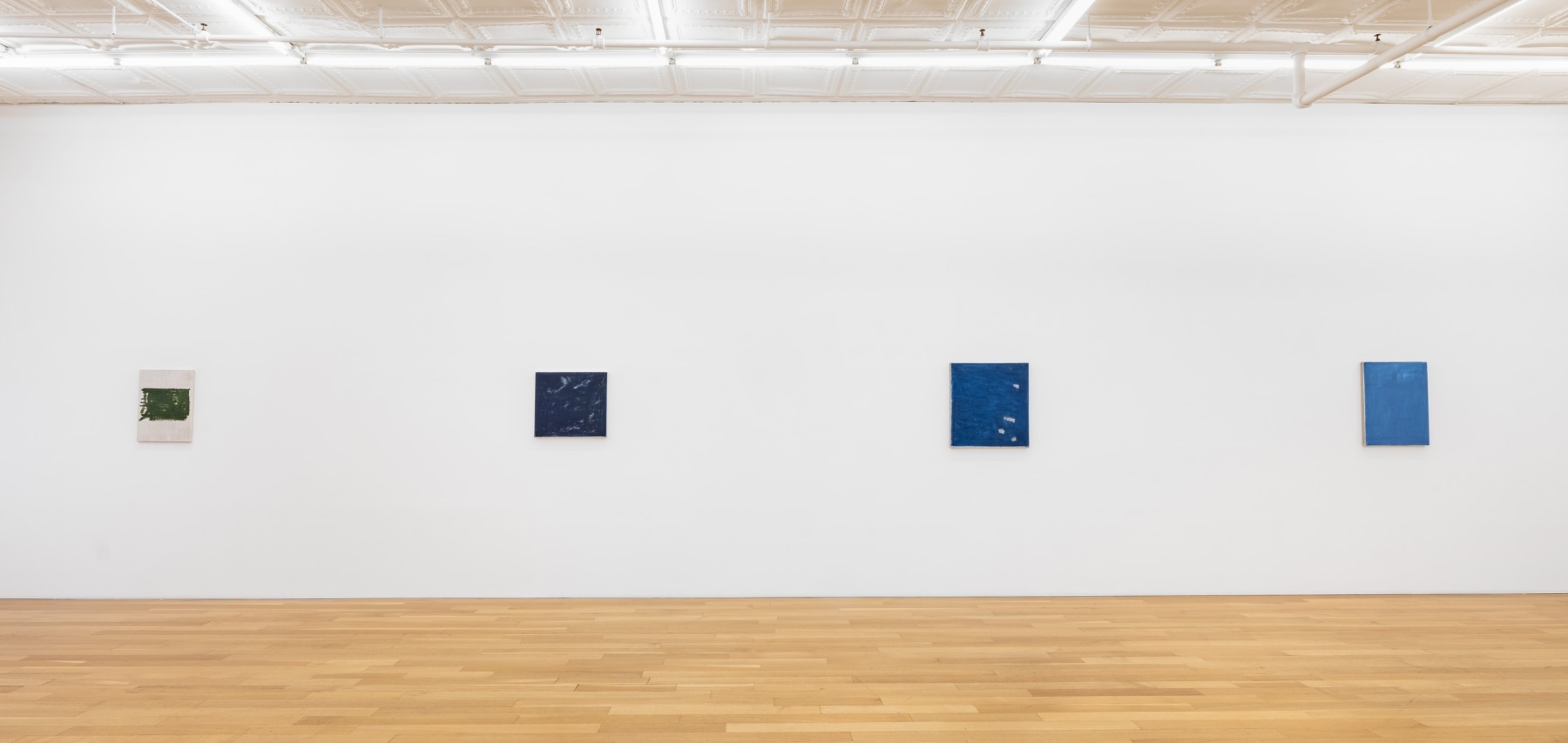 Installation view of John Zurier, Pink Dust, 2025, Peter Blum Gallery, New York, NY