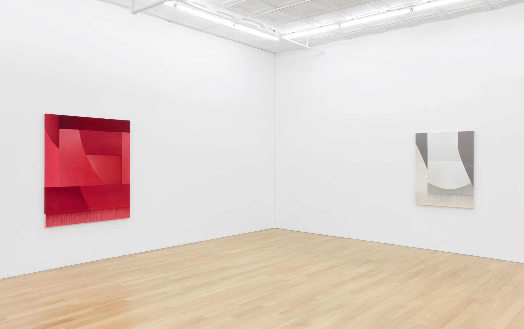 Installation view of Rebecca Ward, vector specter, 2025, Peter Blum Gallery, New York, NY.