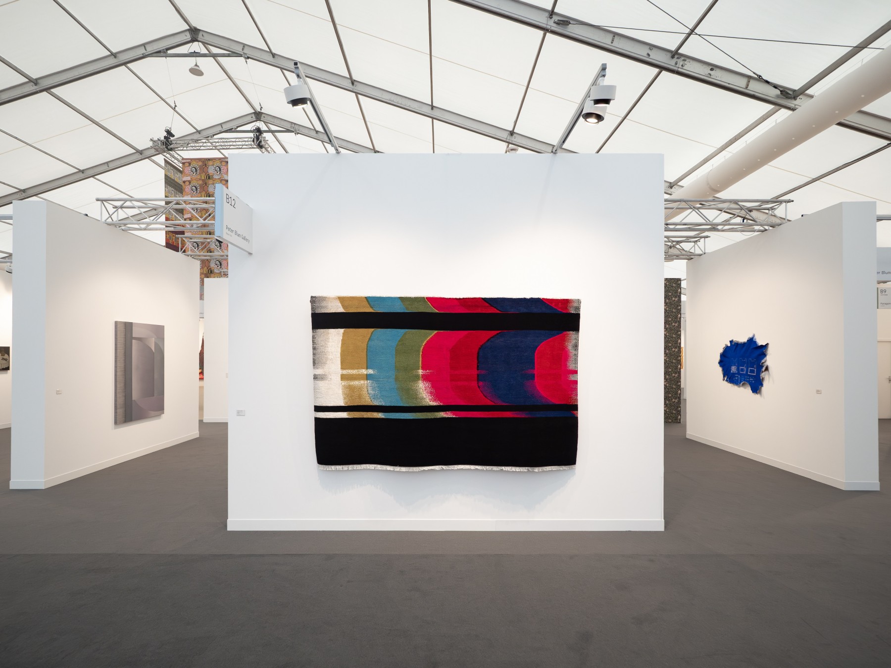 Installation view of Peter Blum Gallery, Frieze London, The Regent&amp;#39;s Park, London,&amp;nbsp;2025, photograph by Michael Adair.