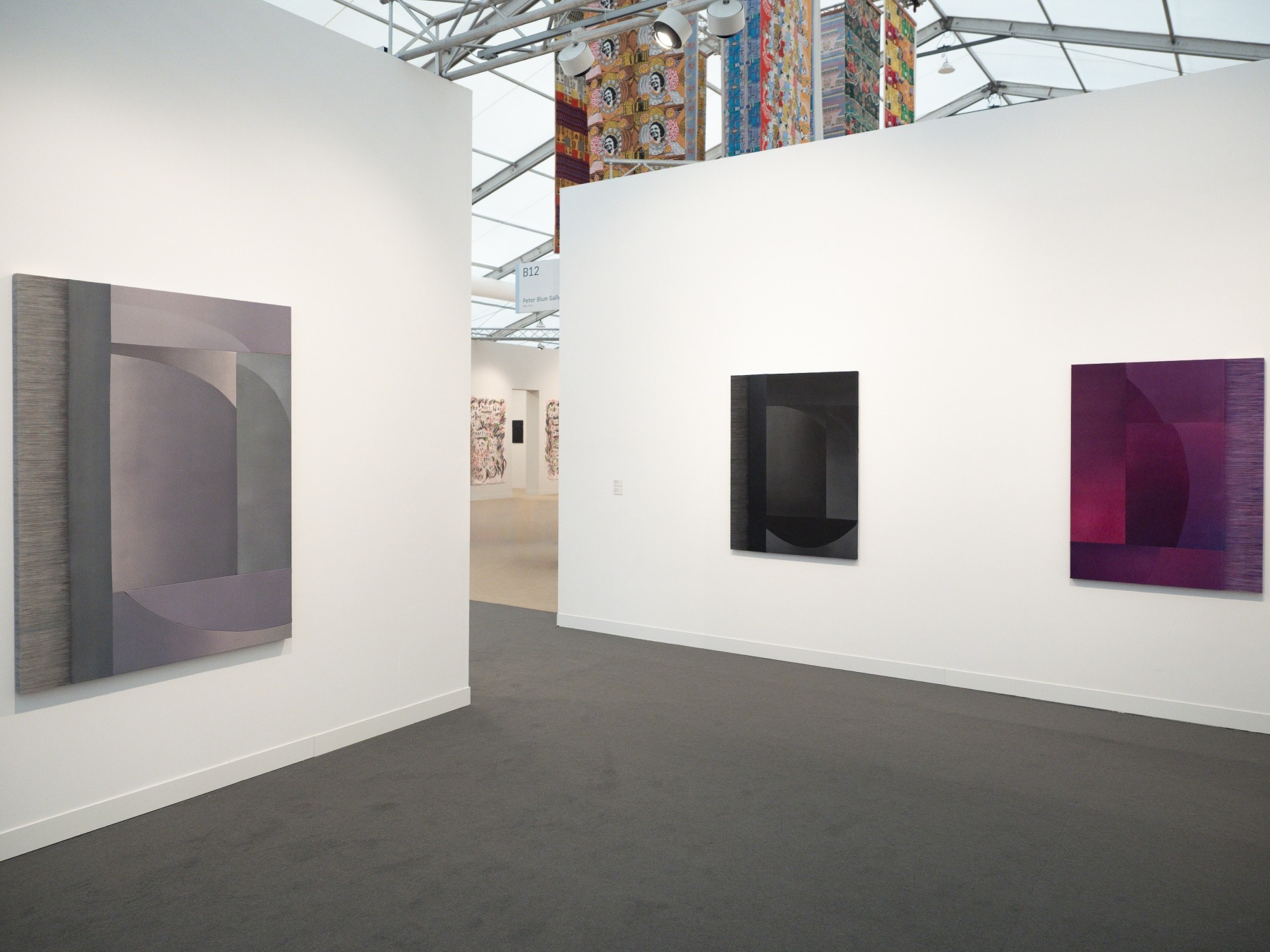 Installation view of Peter Blum Gallery, Frieze London, The Regent&amp;#39;s Park, London,&amp;nbsp;2025,&amp;nbsp;photograph by Michael Adair.
