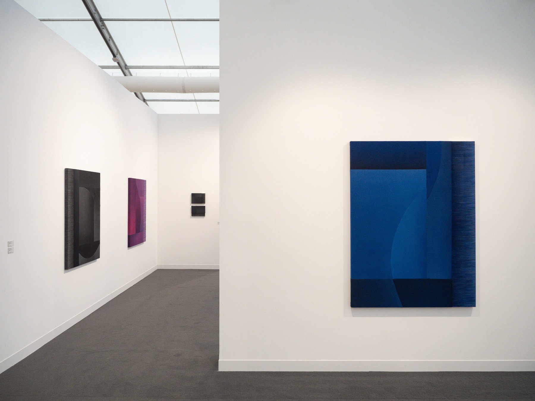 Installation view of Peter Blum Gallery, Frieze London, The Regent&amp;#39;s Park, London,&amp;nbsp;2025,&amp;nbsp;photograph by Michael Adair.