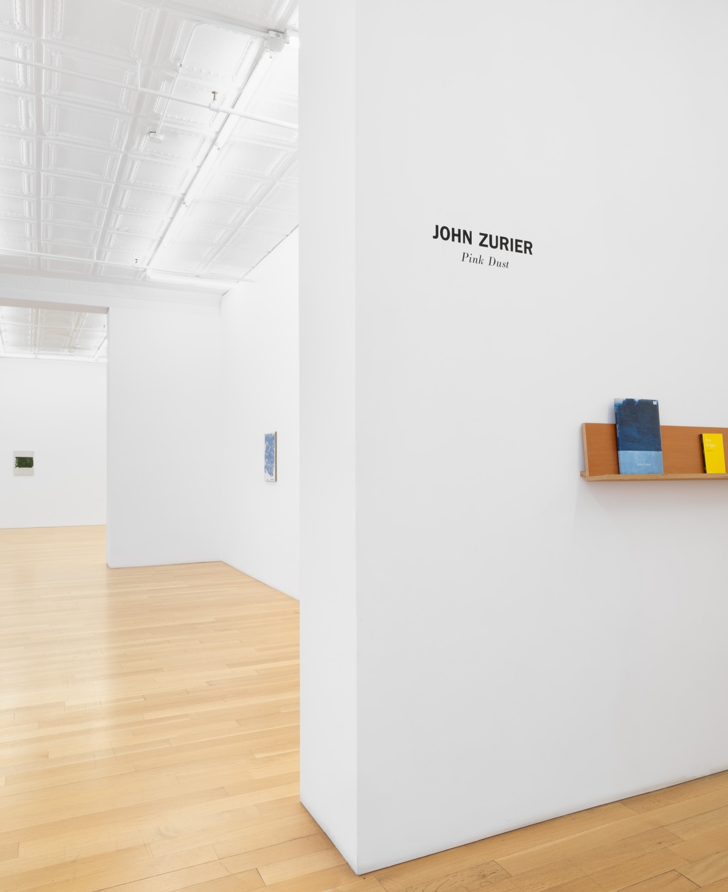 Installation view of John Zurier, Pink Dust, 2025, Peter Blum Gallery, New York, NY