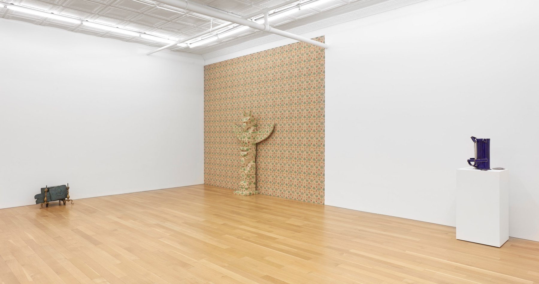 Installation view of Nicholas Galanin,&amp;nbsp;The persistence of Land claims in a climate of change, 2024, Peter Blum Gallery, New York, NY.