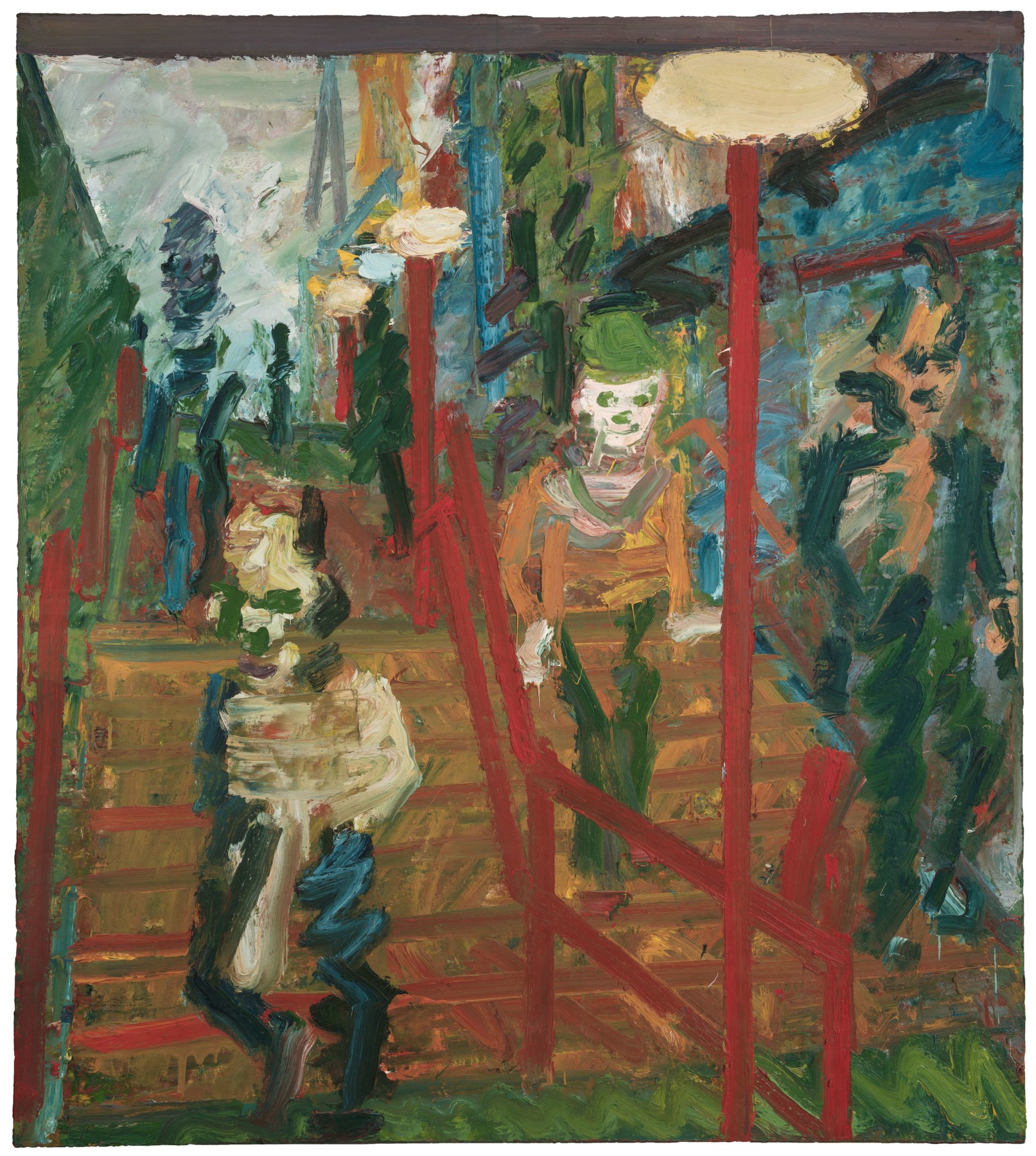 Frank Auerbach, “Study for St Pancras Steps”, 1978-1979