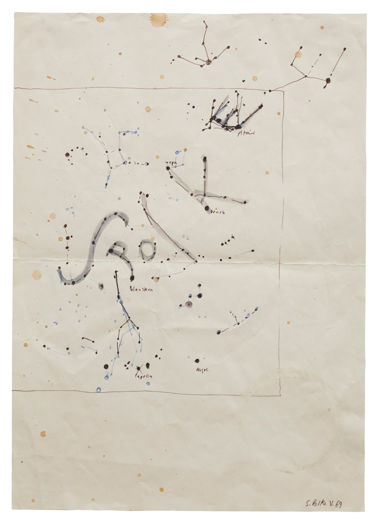 &quot;Untitled (Polke Constellation)&quot;, 1969