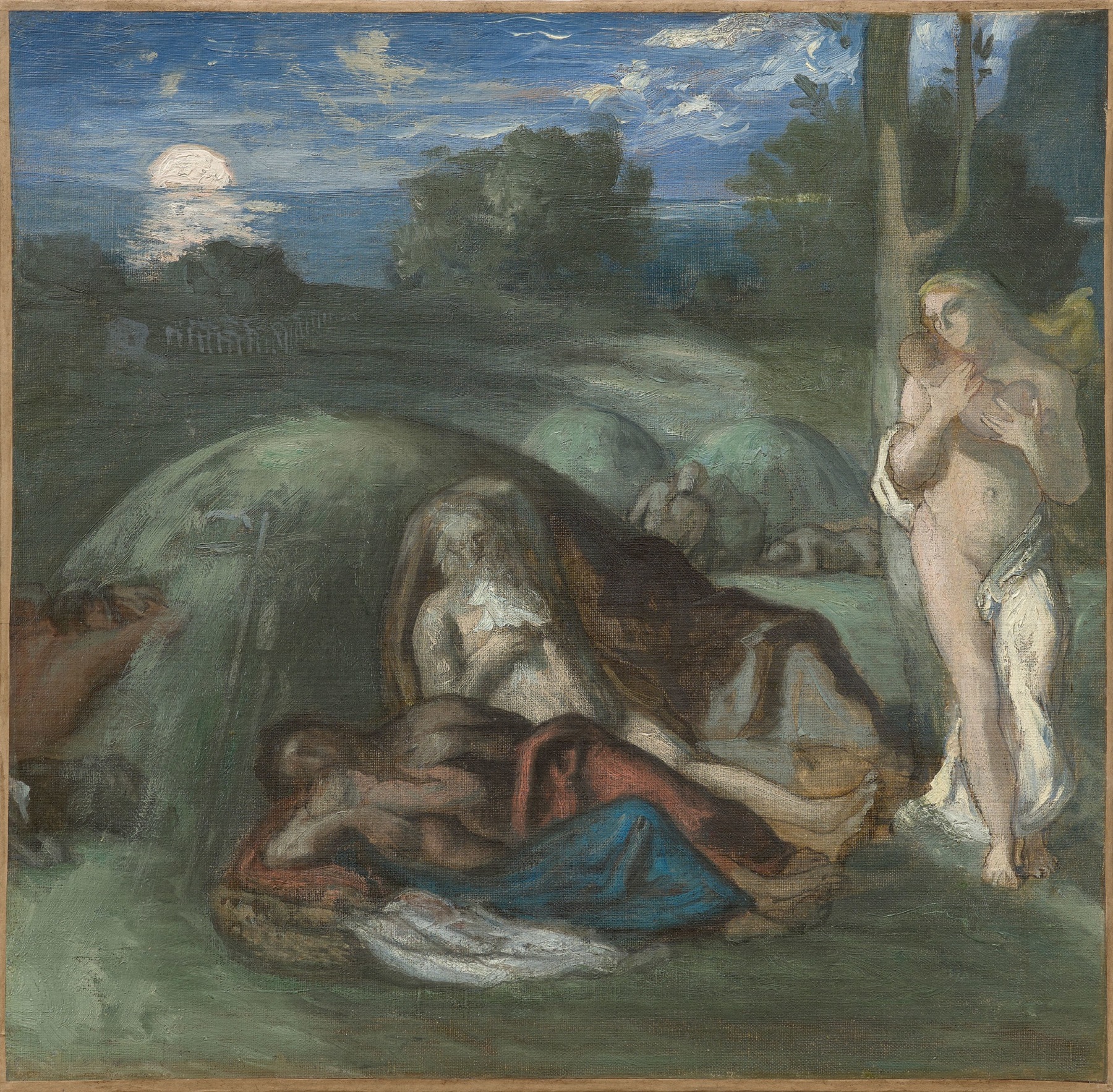 Pierre Puvis de Chavannes, &ldquo;Esquisse pour Le Sommeil