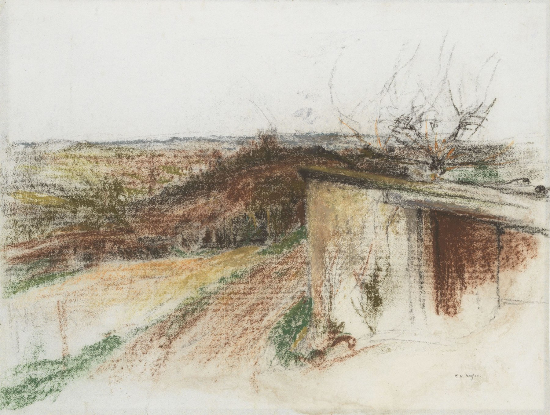 Ker-Xavier Roussel

&amp;ldquo;Paysage&amp;rdquo;, n. d.

Pastel on paper

22 1/2 x 28 1/4 inches

57 x 72 cm

DIV 203

$20,000