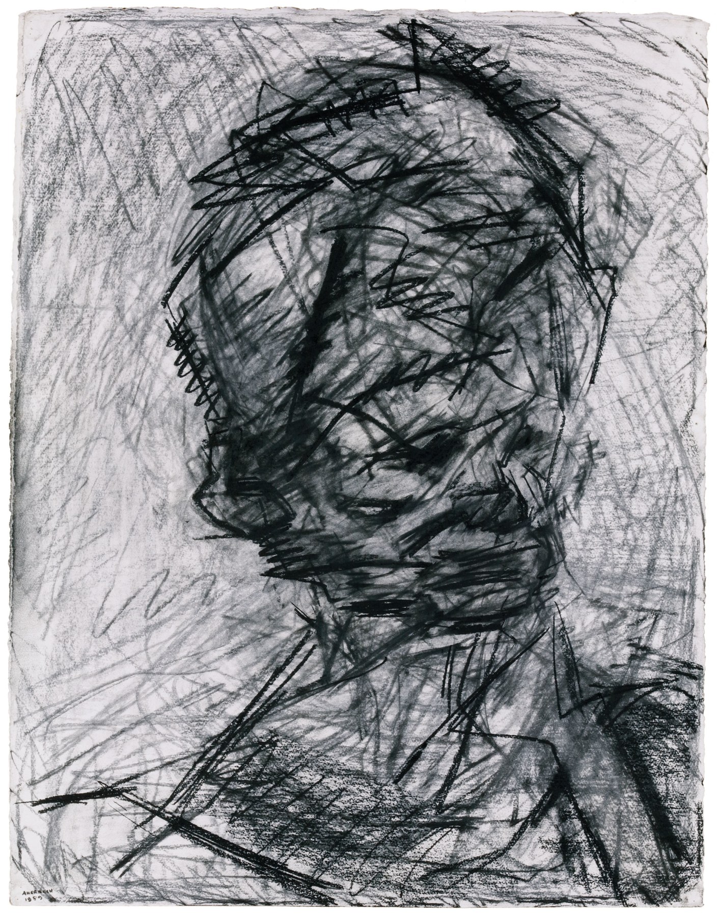 Frank Auerbach, “Head of Julia”, 1989