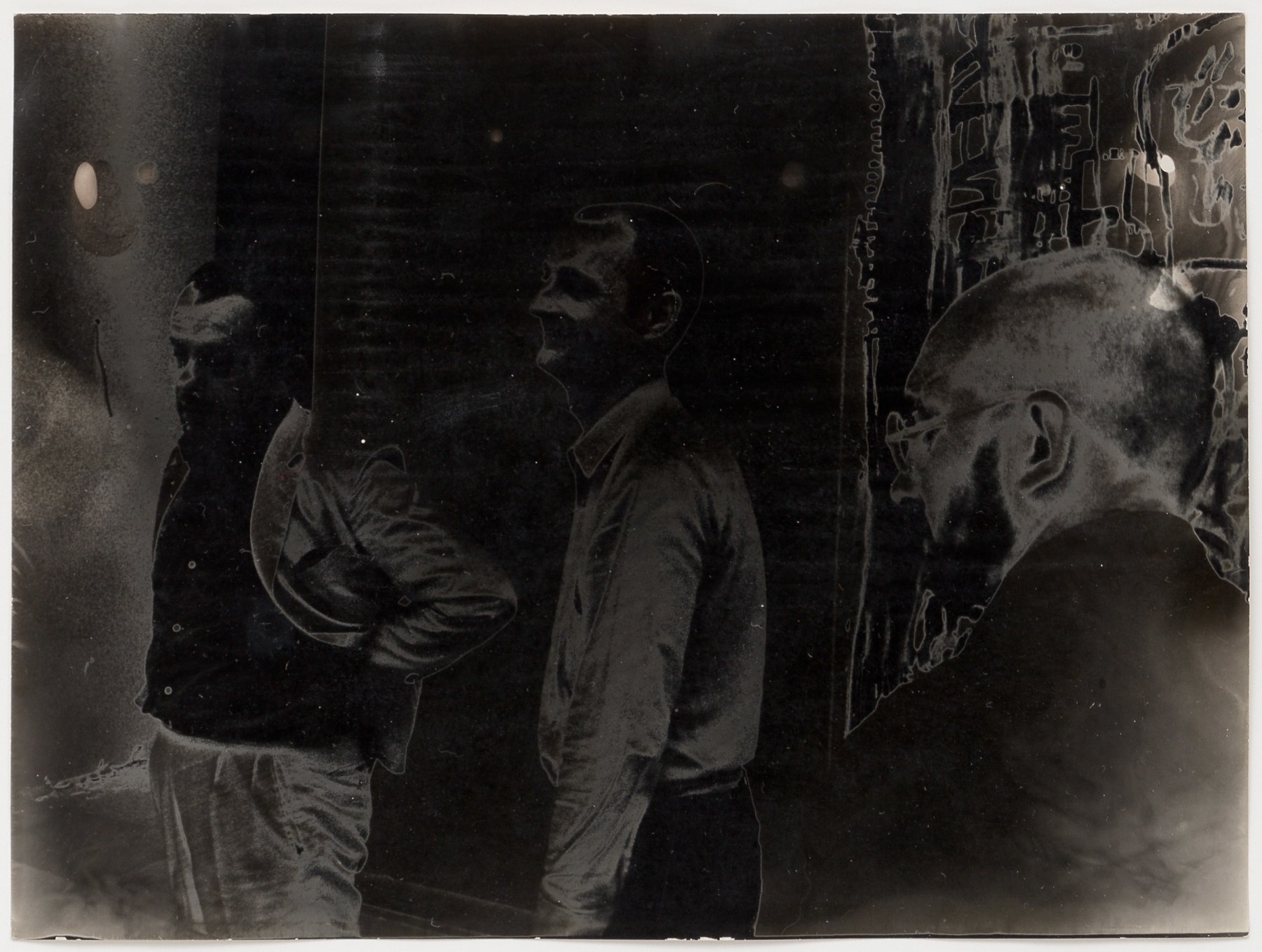 Sigmar Polke, “Günter Brus, Georg Baselitz, Arnulf Rainer”, 1972