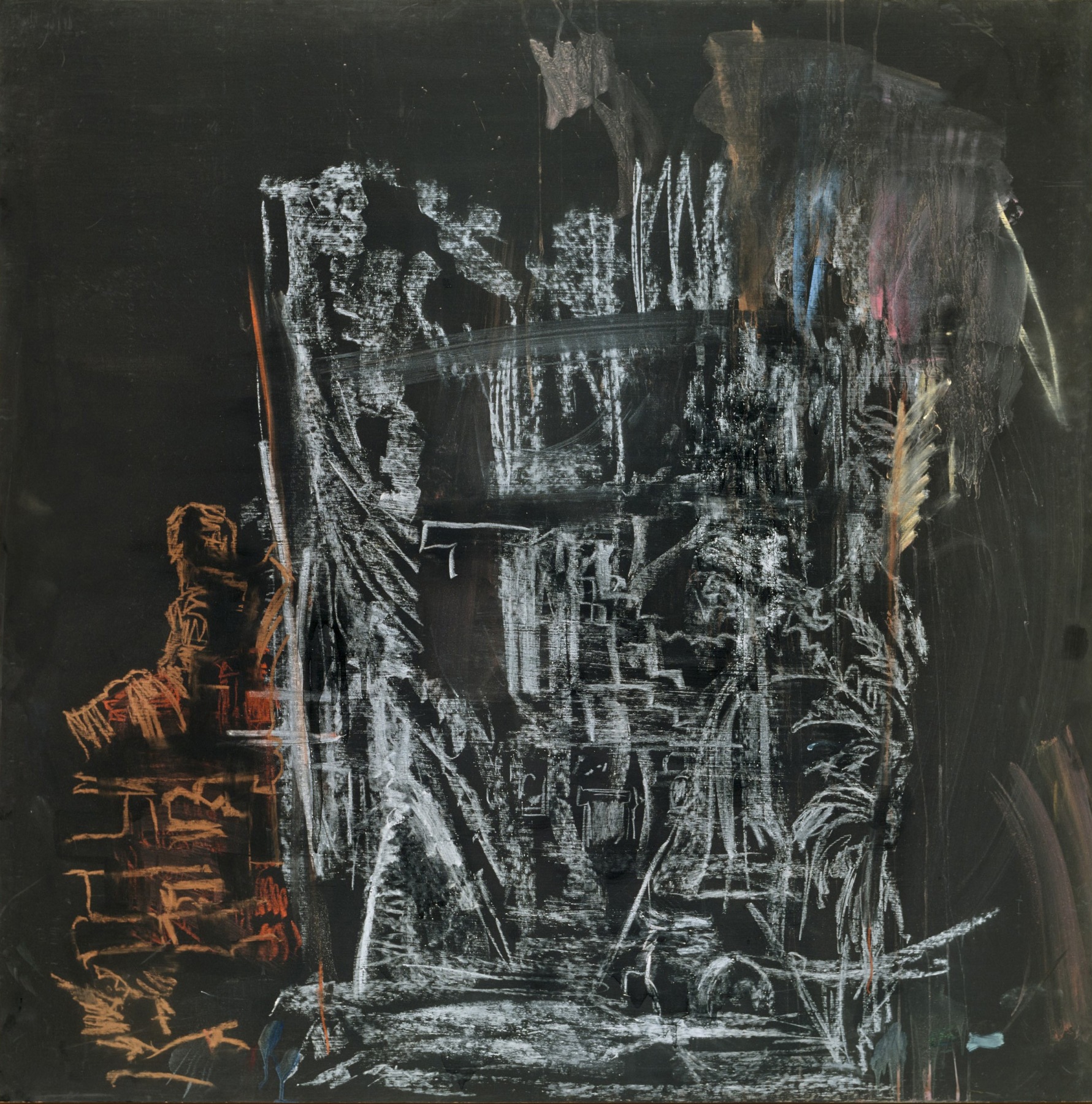 Per Kirkeby

&amp;ldquo;Kopf&amp;rdquo;, 1977

Chalk, blackboard paint on masonite

48 x 48 inches

122 x 122 cm

PK 7

$175,000