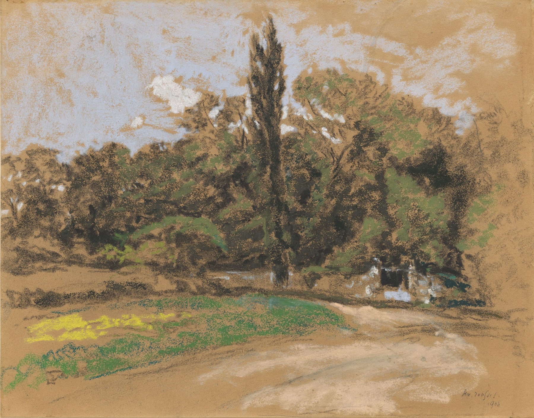 Ker-Xavier Roussel

&amp;ldquo;L&amp;acute;entr&amp;eacute;e du parc&amp;rdquo;, 1904

Pastel on paper

11 1/2 x 14 1/2 inches

29.5 x 37 cm

DIV 166