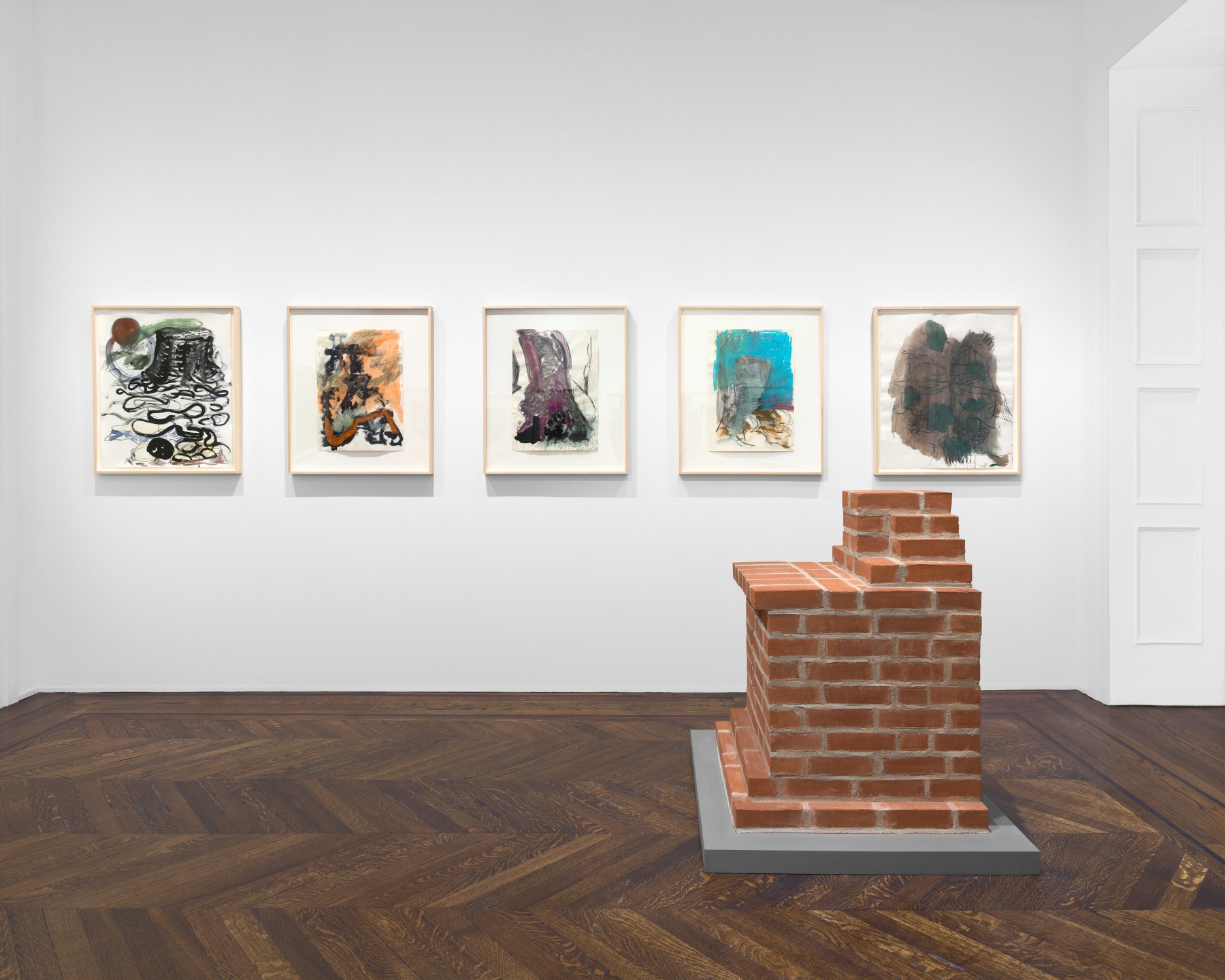 PER KIRKEBY Works on Paper, Works in Brick 20 November 2019 through 25 January 2020 UPPER EAST SIDE, NEW YORK, Installation View 16