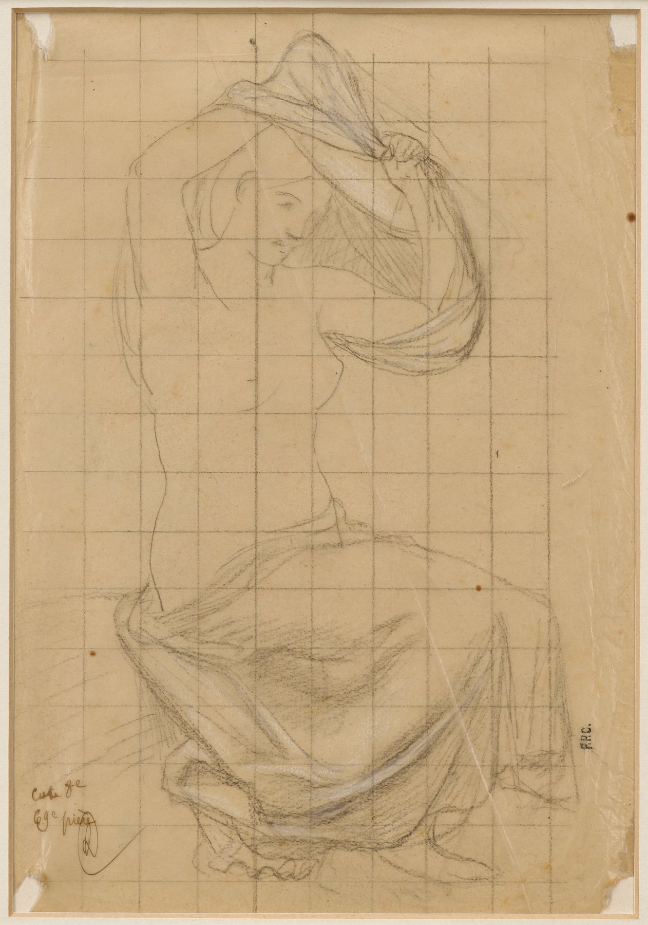 Pierre Puvis de Chavannes
&amp;ldquo;&amp;Eacute;tude pour L&amp;rsquo;&amp;Eacute;t&amp;eacute;
(Study for Summer&amp;shy;)&amp;rdquo;, 1891
Pencil, pastel on tracing paper
10 1/2 x 7 1/2 inches
26.5 x 19 cm
PCZ 53