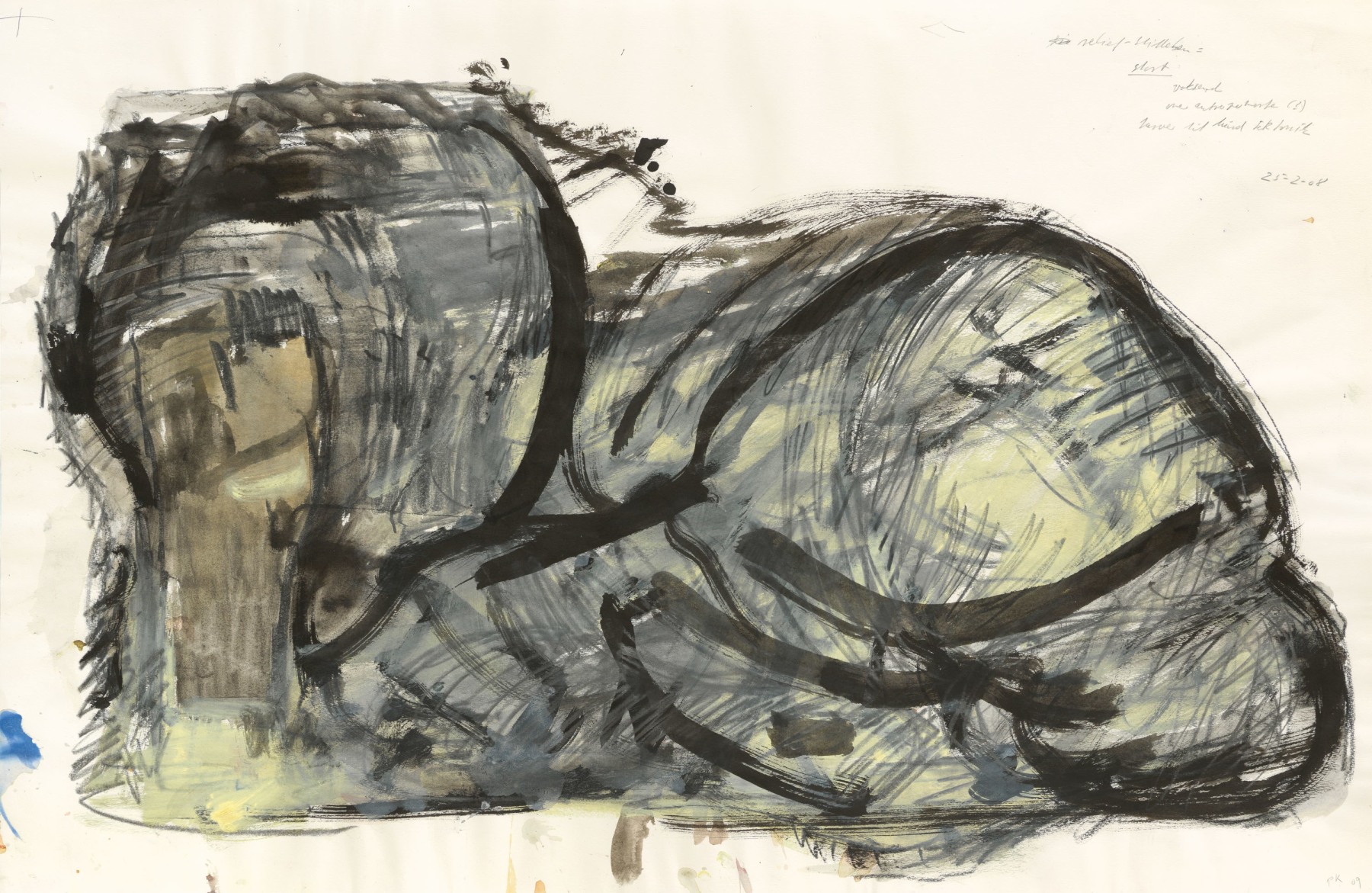 Per Kirkeby, “Untitled (Relief – Nature morte)”, 2009