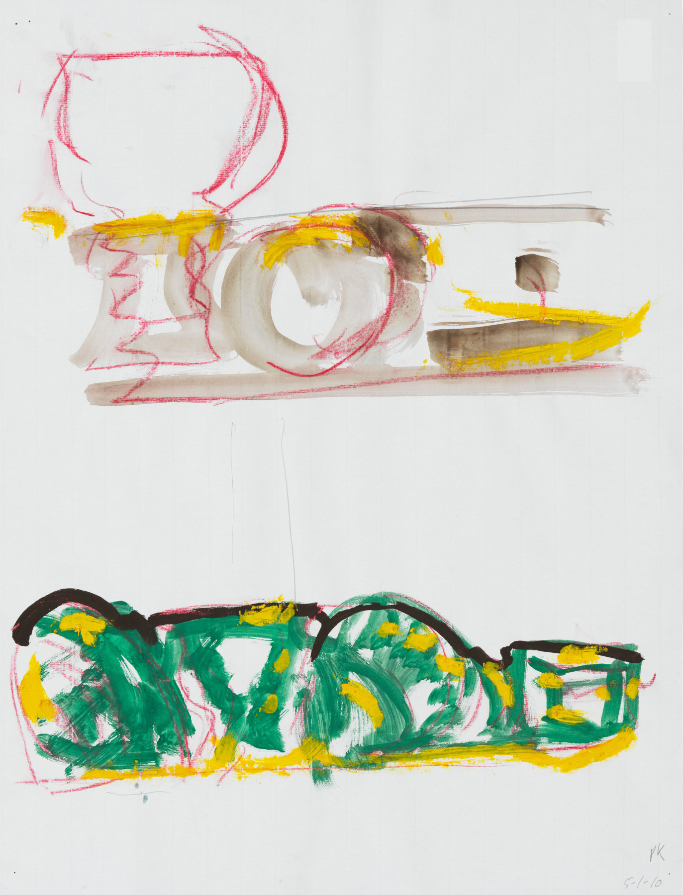 Per Kirkeby, “Untitled”, 2010