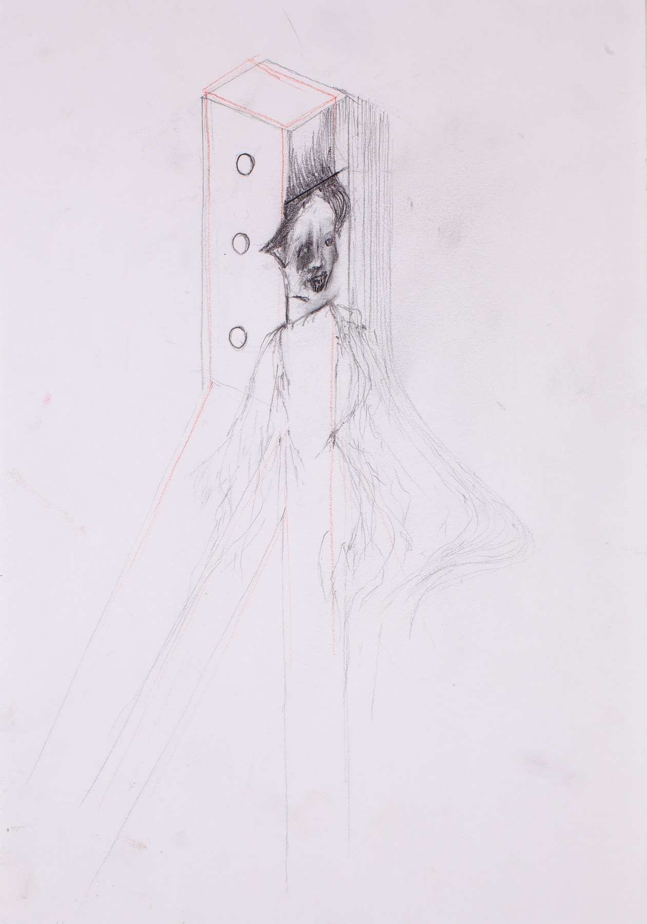 &quot;Untitled&quot;, 2013 Graphite, colored pencil on paper