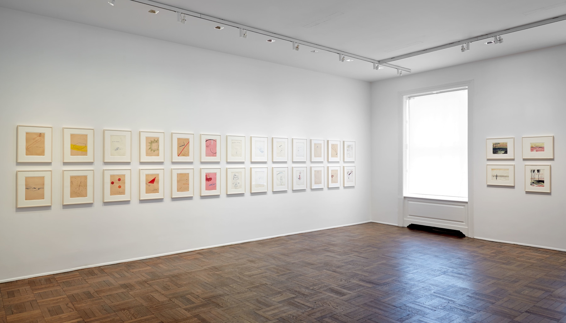 Sigmar Polke, Early Works on Paper, New York, 2014, Installation Image 4