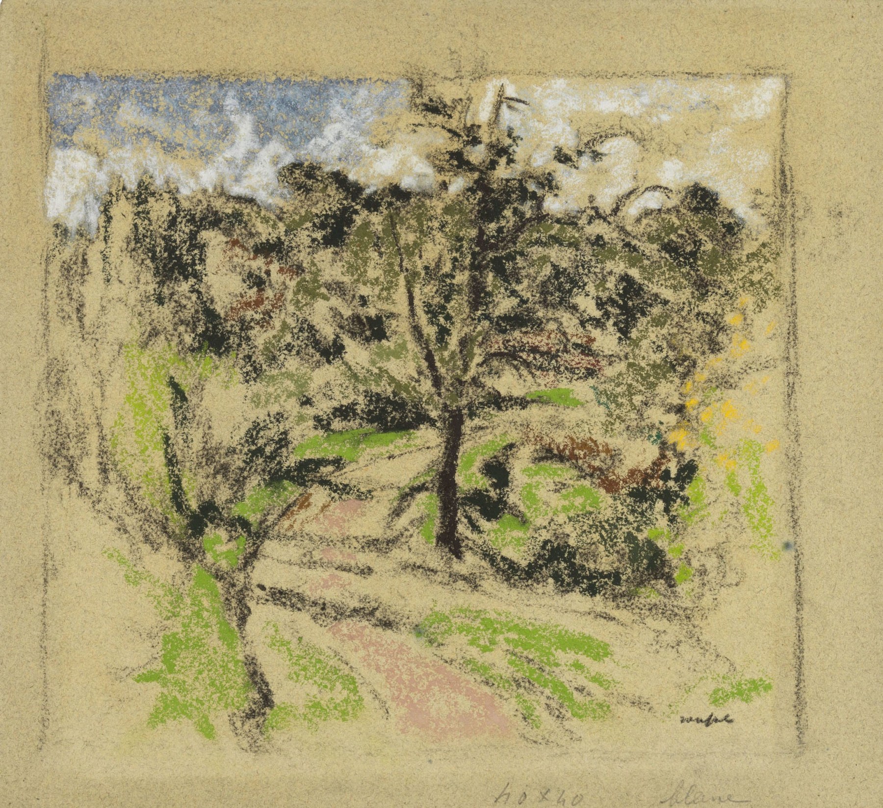 Ker-Xavier Roussel

&amp;ldquo;Hiver &amp;agrave; l&amp;#39;&amp;Eacute;tang-la-Ville&amp;rdquo;, ca. 1905

Pastel on paper

10 3/4 x 10 1/4 inches

27 x 26 cm

DIV 209