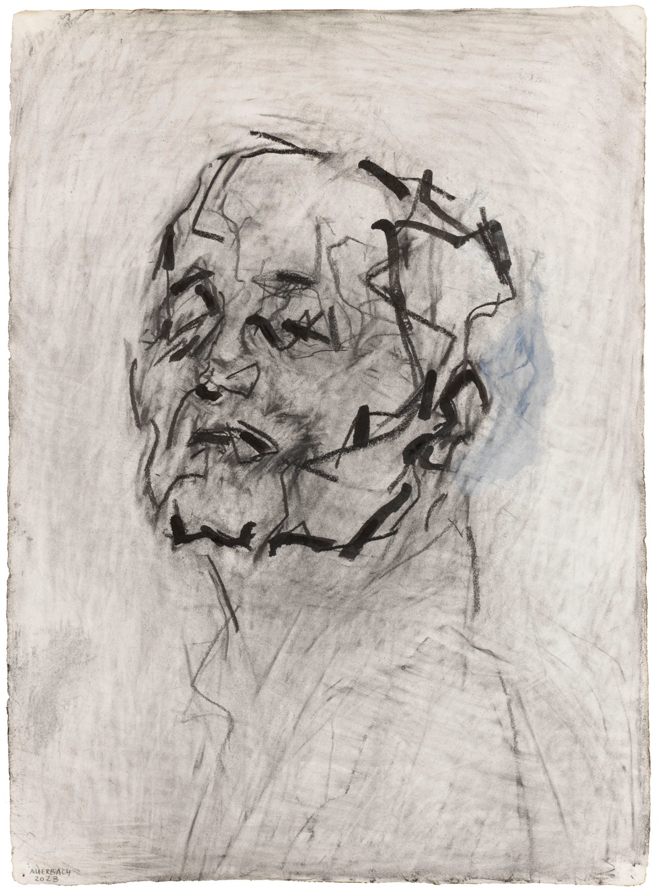Frank Auerbach, “Self-Portrait”, 2023