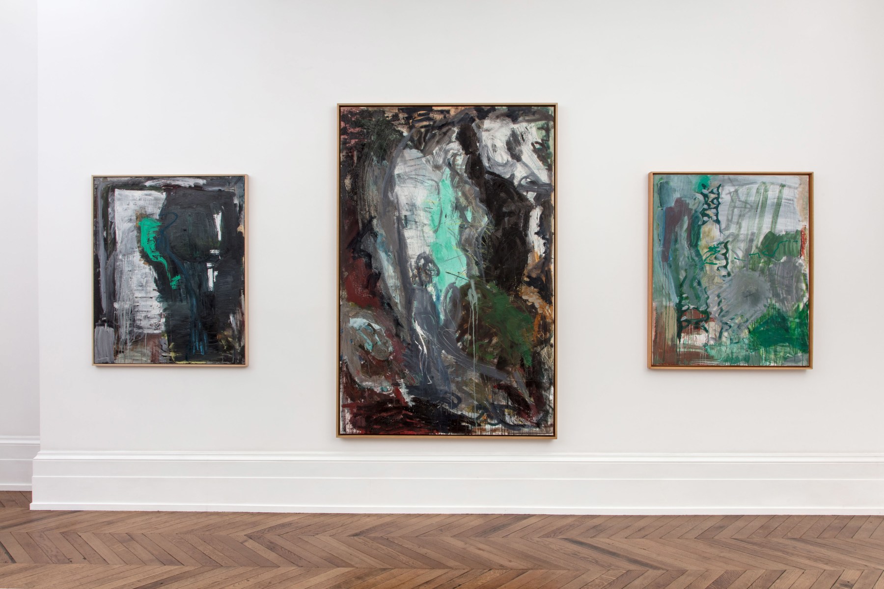 Per Kirkeby, Paintings and Bronzes from the 1980s, London, 2017, Installation Image 2
