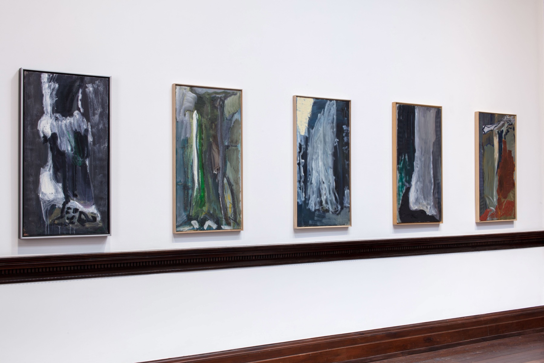 Per Kirkeby, Paintings and Bronzes from the 1980s, London, 2017, Installation Image 9