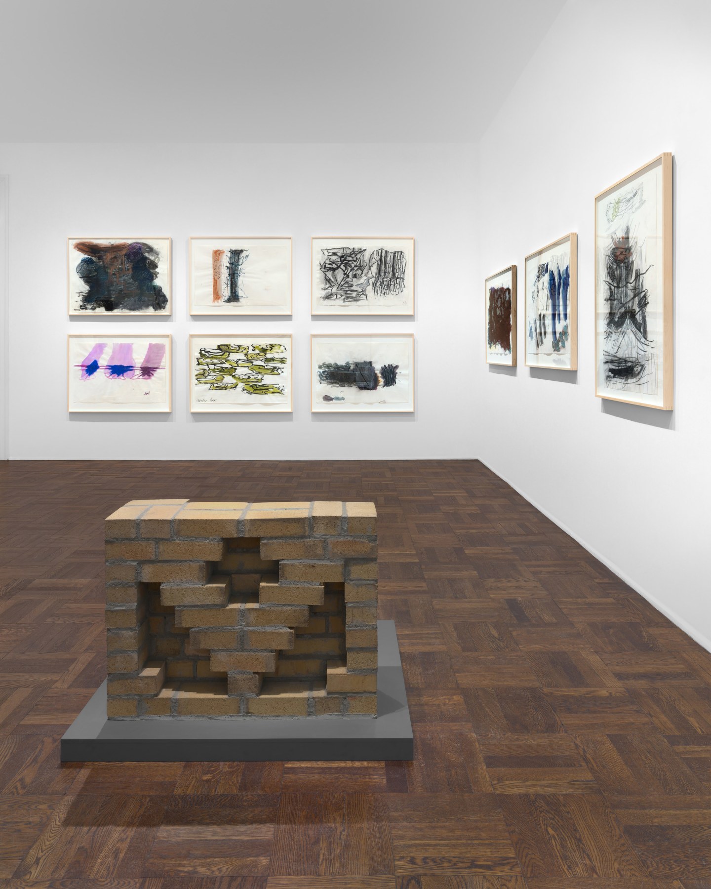PER KIRKEBY Works on Paper, Works in Brick 20 November 2019 through 25 January 2020 UPPER EAST SIDE, NEW YORK, Installation View 5