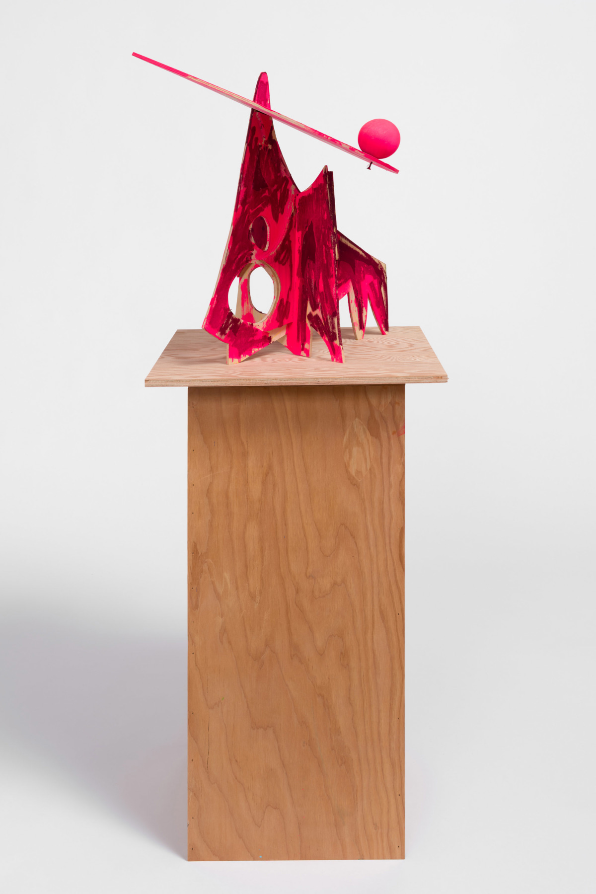 Aaron Curry

&amp;ldquo;Scribble of Pink Saturn&amp;rdquo;, 2023

Oil, colored pencil on wood

55 1/4 x 24 3/4 x 17 inches

140.5 x 63 x 43 cm

CUR 304