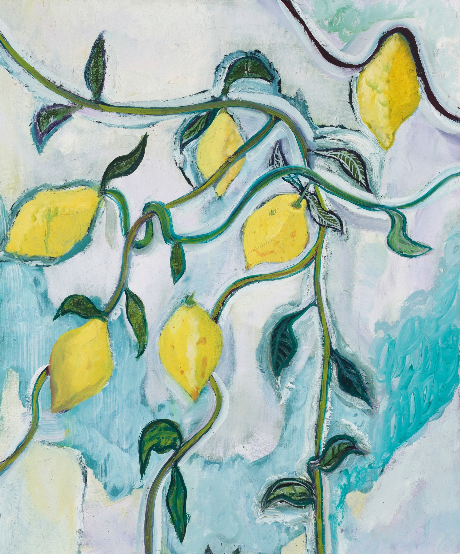 &quot;Lemons&quot;, 1989 Oil on canvas