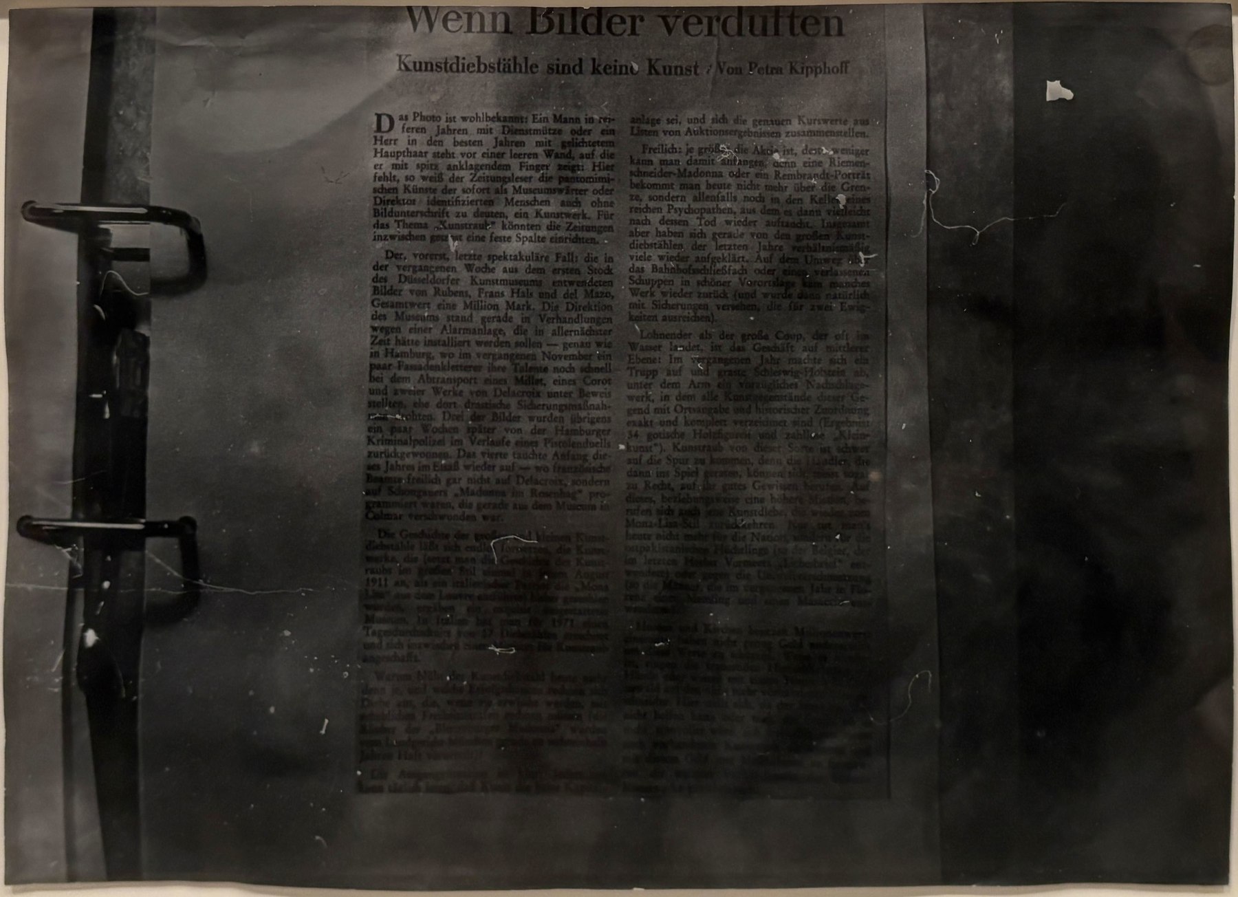 Sigmar Polke, “Untitled (When Pictures Vanish)”, 1975