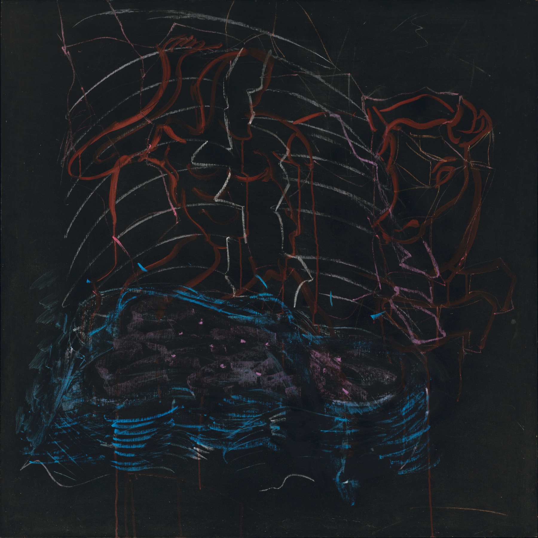 Per Kirkeby

&amp;ldquo;Untitled&amp;rdquo;, 1987

Chalk on masonite

48 x 48 inches

122 x 122 cm

PK 456/B