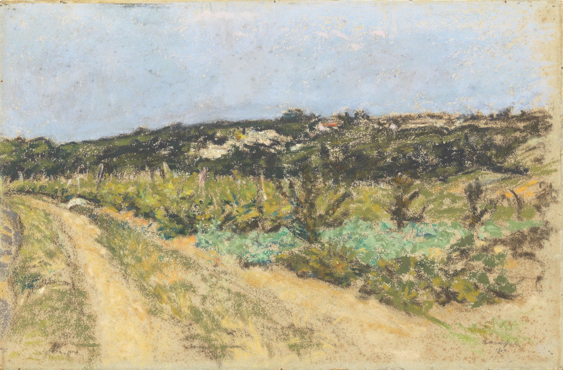 Ker-Xavier Roussel

&amp;ldquo;Vignes dans le Jura&amp;rdquo;, 1900

Pastel on paper

11 x 17 1/4 inches

28 x 44 cm

DIV 208