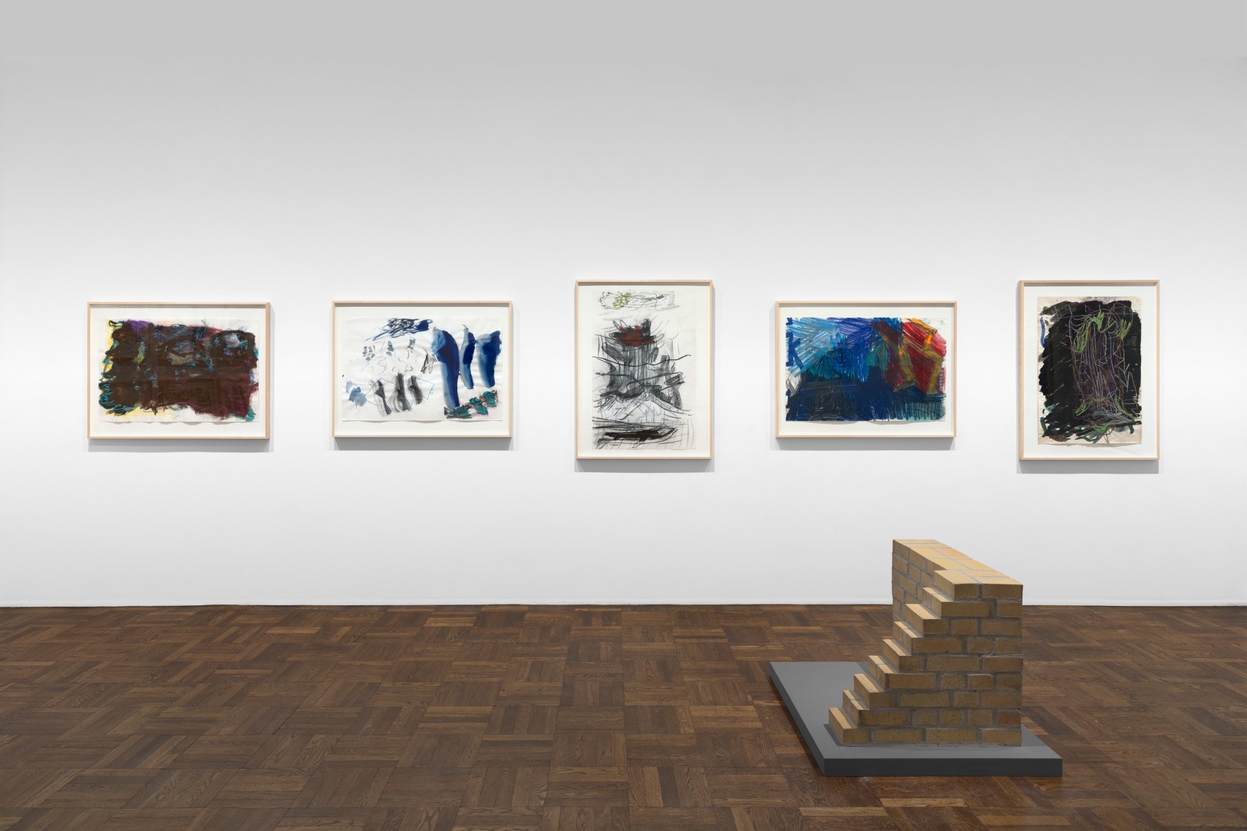 PER KIRKEBY Works on Paper, Works in Brick 20 November 2019 through 25 January 2020 UPPER EAST SIDE, NEW YORK, Installation View 7