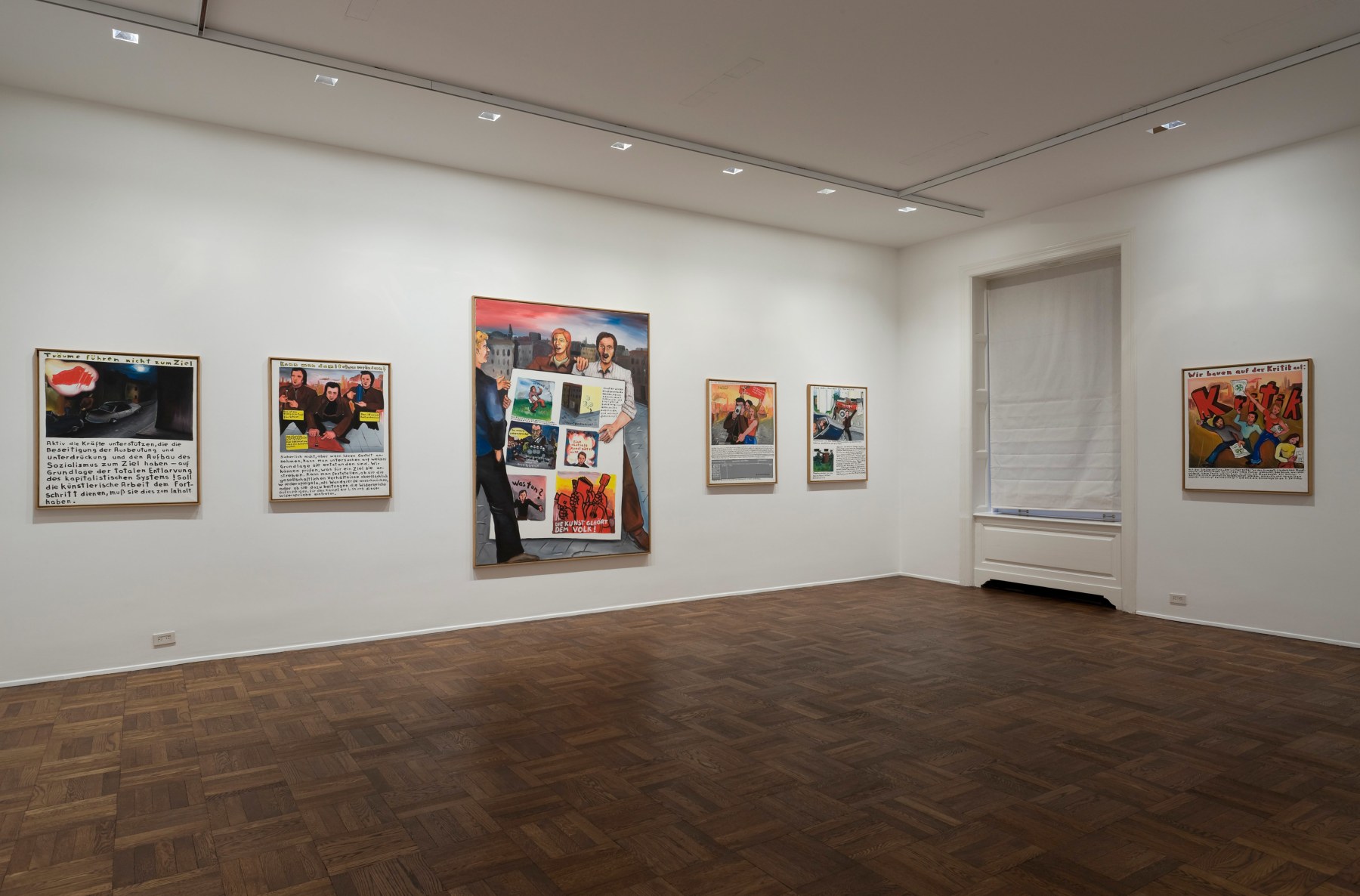 J&Ouml;RG IMMENDORFF, Maoist Paintings - The Early Seventies, 2009, Michael Werner New York Image 2
